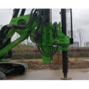 Cheap Hydraulic Piling Rig with 108 L Displacement and 54 T Transport Weight for Up To 30 Meters Drilling Depth for sale