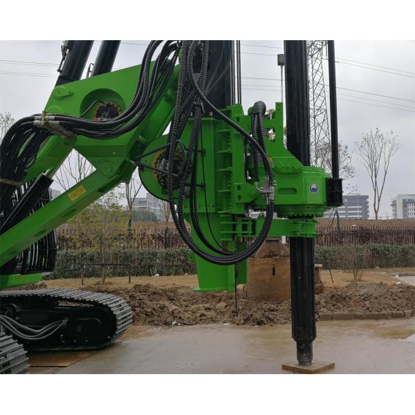 Hydraulic Piling Rig with 108 L Displacement and 54 T Transport Weight for Up To