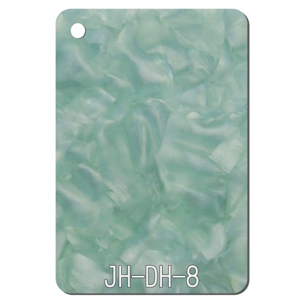 Green Petal Patterned PMMA Acrylic Sheet Plastic Plate Home Furniture Display
