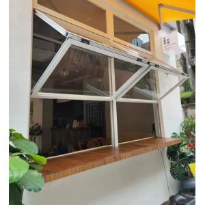 DERCHI Bifold Windows with Louver Curtain Type and 6063-T5 Extrusion Alloy