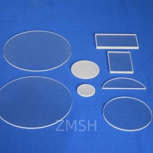 Quartz Glass Windows CNC Machined Irregular Fused Silica Plates For Optical And