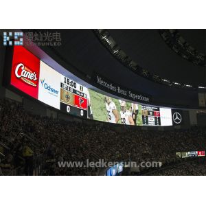 Cheap 60Hz Waterproof SMD3535 Stadium LED Display , P10 Outdoor LED Screen 1 / 2 Scan for sale