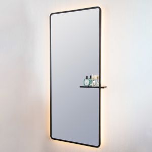 Touch Sensor Led Full Length Mirror Easy Maintenance Bedroom Vanity With Lights