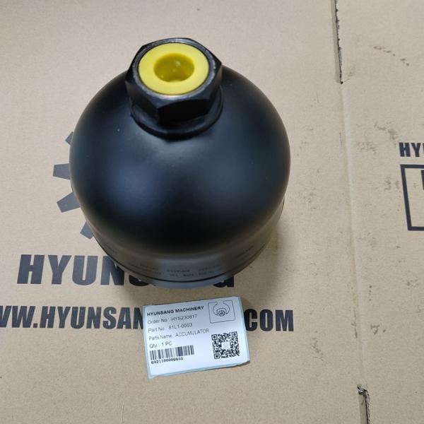 Hyunsang Accumulator Excavator Spare Parts 81L1-0003 For Hyundai R130W3 R170W3