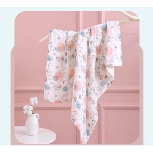 Five Layers 240GSM Thin Gauze Fabric Swaddle Blanket Fabric Breathable
