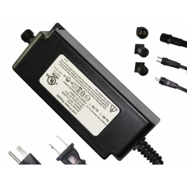 Wall Mount Ac Dc LED Power Adapter / AC Input Led Strip Light Adapter Light