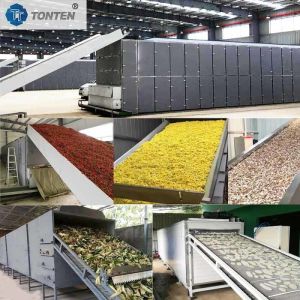 Chili Chrysanthemum Cassava Drying Belt Conveyor Dryer Machine