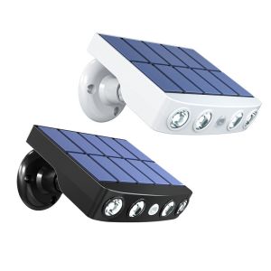 Cheap Adjustable Security 600lm 120degree Solar Motion Sensor Wall Light PC+ABS for sale