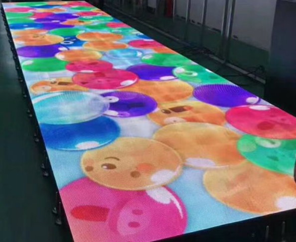 FCC IP54 Lighted LED Floor Panels 65410 Dots/ M2 8192 Pixels For Concert