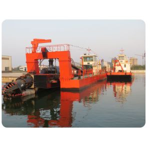 Cheap 700m3/H 16 Inch GPS Cutter Suction Dredging Vessel Equipment With Suction Pipeline for sale
