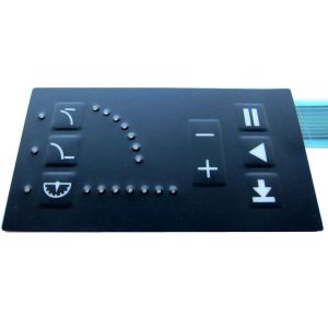 Custom-Made 3M Adhesive Waterproof Touch Screen Keypads / Keyboards Membrane