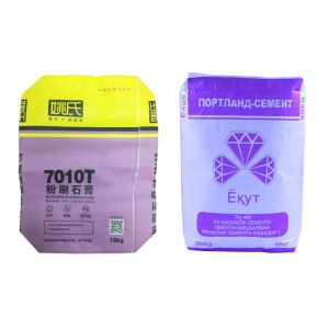 Laminated PP Woven Block Bottom Valve Bag 25KG 50KG Customized Printing