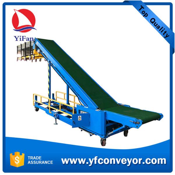 Quality Container Loading Unloading Conveyor with 7.2m flexible powered roller conveyor wholesale