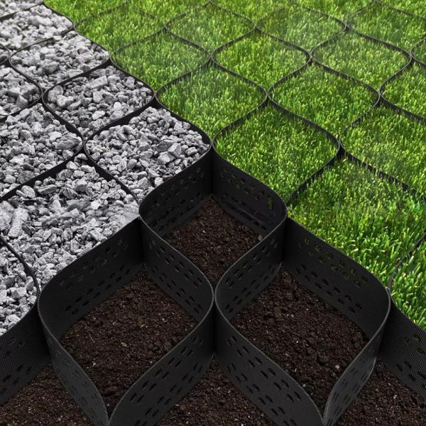 Graphic Design Geo Cell Parking Geocell Road Paver Driveway Geocell Erosion