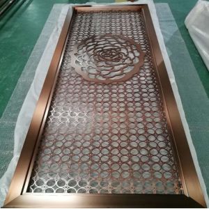 Laser Cut Metal Furniture Movable Screen Room Divider Partition