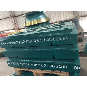 C125 Jaw Crusher Wear Part HRC58 HRC63 Hardness Jaw Plate for Impact Crusher in