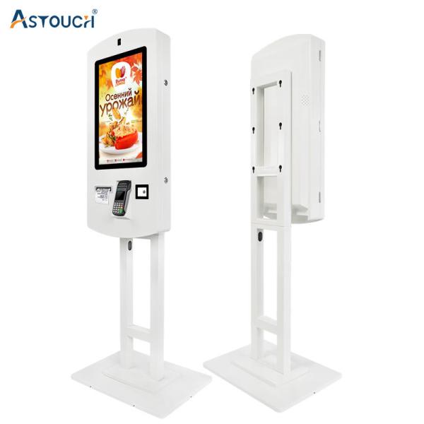 Quality Self Service Kiosk Fast Food PCAP Touch Android Or PC Optional Support OEM wholesale
