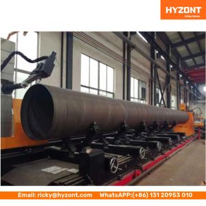 Beveling CNC Pipe Plasma Cutting Machine With Touch Screen Panel