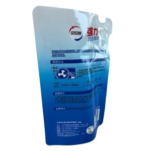 Custom Shapes Shaped Pouch CMYK Printed Glossy Surface for Liquid