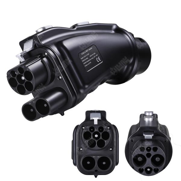Quality Ev Fast Charging Plug Ccs2 to Gb/t Dc Combo Electric Vehicle Dc Ev Charger Connector Ccs2 to Gbt Adapter wholesale