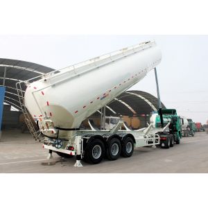 Cheap                  3 Axle V Type Bulk Cement Tank Semi Trailer 60 Tons 50cbm Bulk Cement Tanker Semi Trailer              for sale