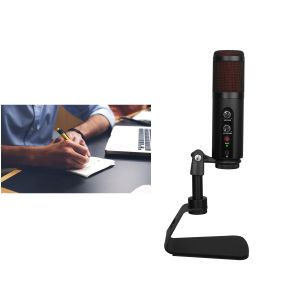 Cheap Type C USB Recording Microphone With Mute Button Shock Mount CE ROHS for sale