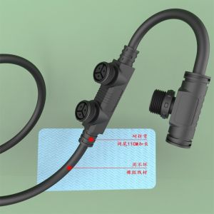 Push Locking M16 Waterproof Male Female Connector Parallel Street Light Module