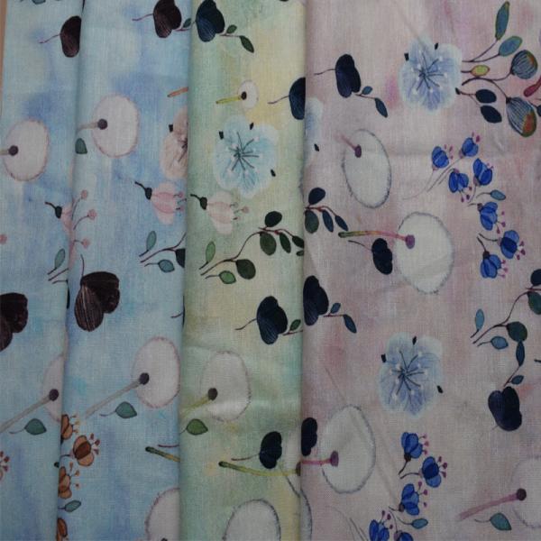 47*58 180gsm Printed Lenzing Ecovero Viscose Rayon Twill Fabric