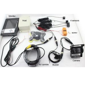 vehicle surveillance Video Reverse Parking Sensor With truck reversing cameras