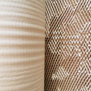 Lightweight 50CM*100M Honeycomb Wrapping Paper ECO Recyclable Roll
