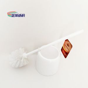 12.5cm Handle Cleaning Brush Microfiber With Filtration Cup White Plastic