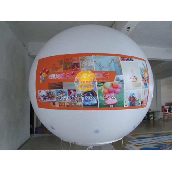 Quality Customized Filled Advertising Helium Sphere Balloons with 0.18mm PVC Material wholesale
