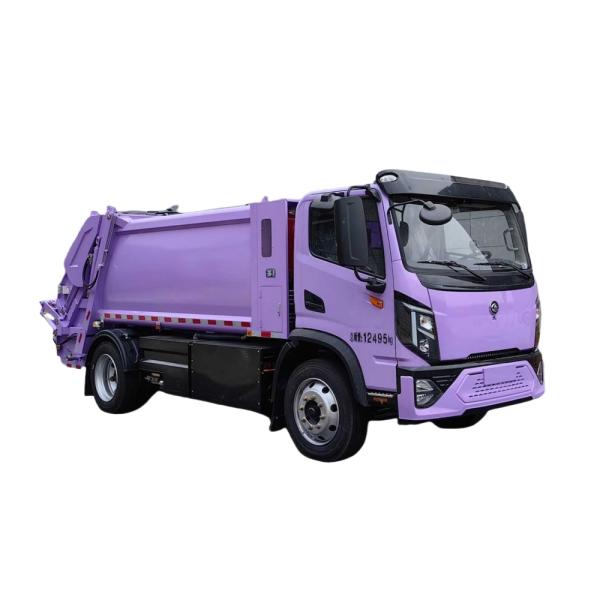 Pure Electric 8 Square Energy Compression Garbage Truck for Custom's Requirement