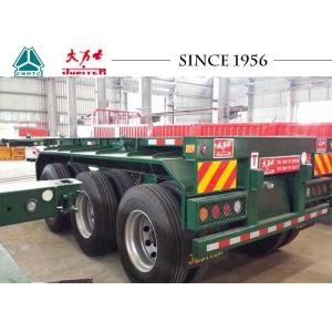 Heavy Duty 20 FT 3 Axle Skeletal Container Trailer With High Transport