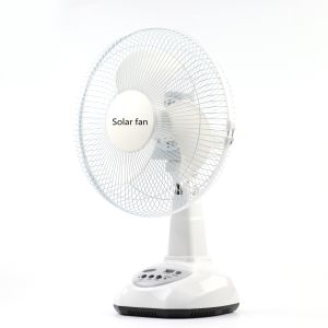 Cheap 16&quot; 6V 4.5AH Rechargeable Table Fan 15W Remote Control Pedestal Fan for sale