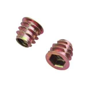 Cheap Insert Furniture Nut With Washer Brass Plated for sale