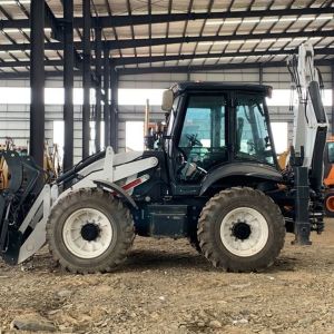 10500KG Construction Backhoe Loader Excavator With Heavy Duty Axles