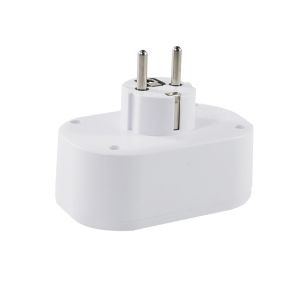 EU Power Plug Adapter with 2 AC Outlets and 3 USB Ports 250V 10A