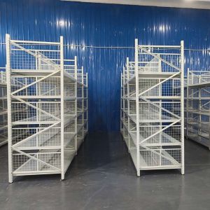 100KG/Layer-500KG/Layer Boltless Shelving Units Customized For Warehouse Storage