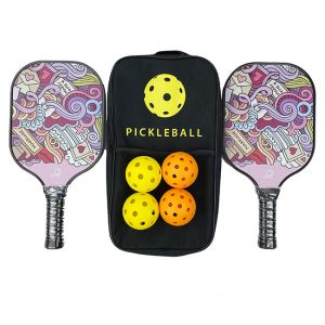 Sports Pickleball Racquet Customized 3k Carbon Fiber Pickleball Paddle