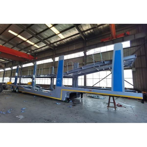 Quality 8 Tire Customized Car Carrier Trailers with Detachable Design and Fuwa/BPW Axles wholesale