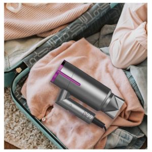 DC Motor Portable Electric Hair Dryer Foldable Handle With 0-1-2 Switch / Concentrator