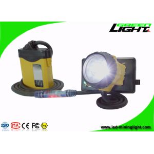 Anti Explosive Miners Helmet Light 25000 Lux Illuminance With 10.4Ah Battery