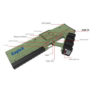 3KM-5KM Handheld Drone Detector 900MHz 1.5GHz 2.4GHz 5.8GHz Jammer Gun All In