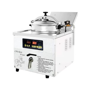 Digital Panel 16L 3KW 220V/110V Chicken Express Counter Top Pressure Fryer