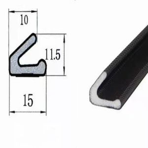 3D Model Design Wearable Door Window PU Foam Sealing Strips Anti Collision