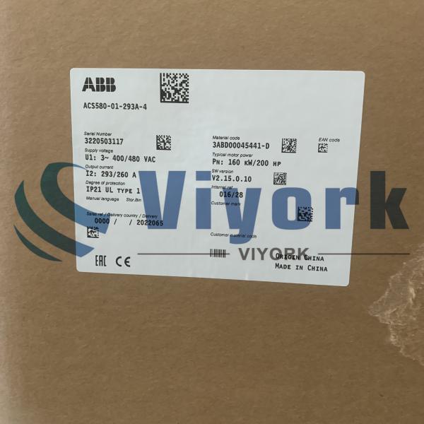 ABB ACS580-01-293A-4 INVERTER NEW