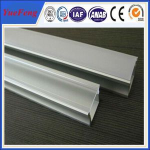 Cheap Aluminium snap profile, U shape aluminum profiles with PMMA cover for sale