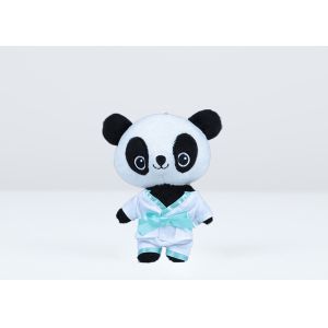 Cheap Kawaii Eco Friendly Plush Toys Black / White Color Panda Design For Kids for sale