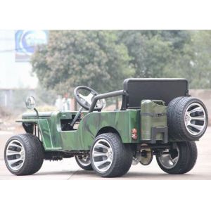 Air Cooling 125cc Kids Buggy Go Kart With 1 Oil Box / 2 Real Leather Seat